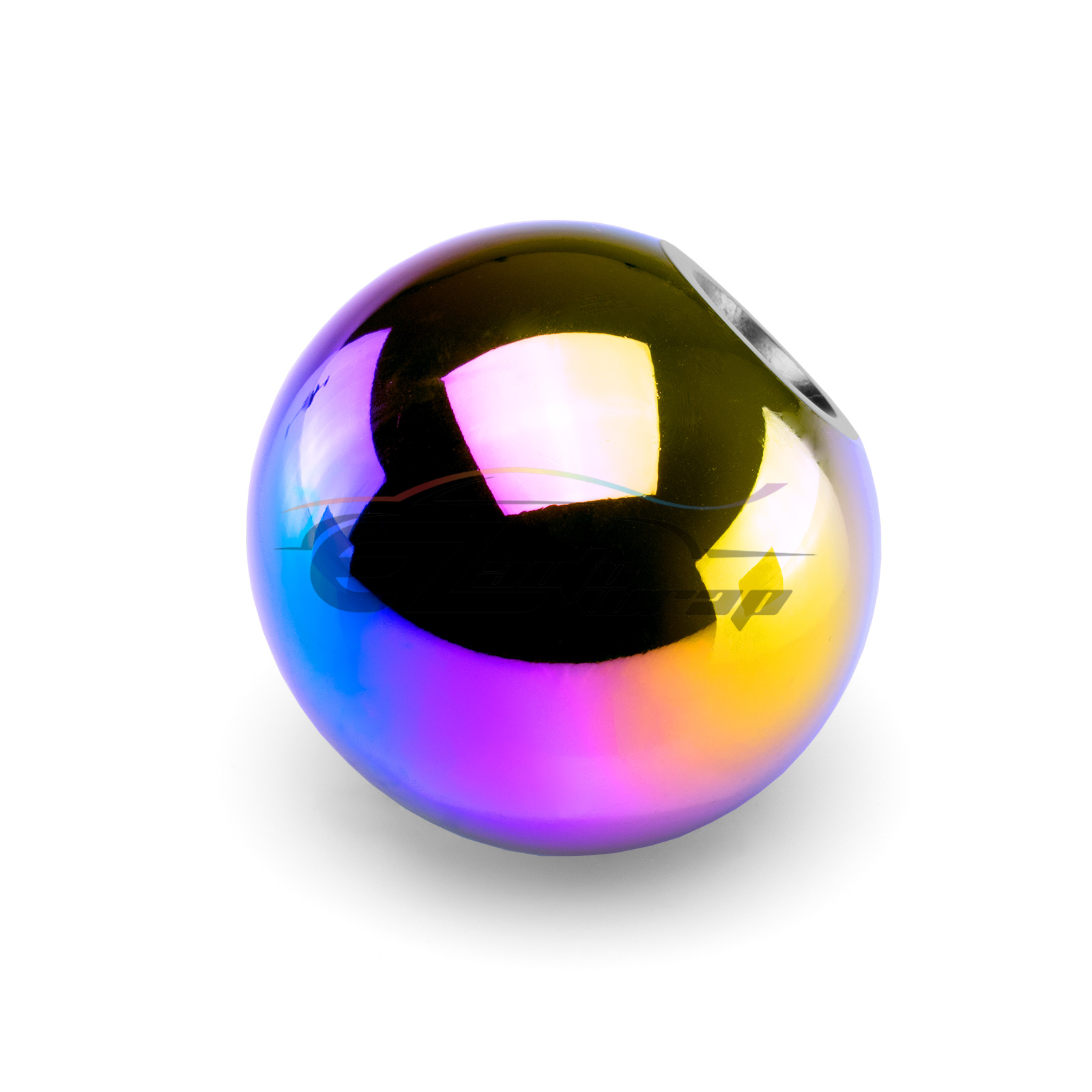 Neo Chrome Weighted Shift Knob Round Ball Shifter M8 M10 M12 Aluminum