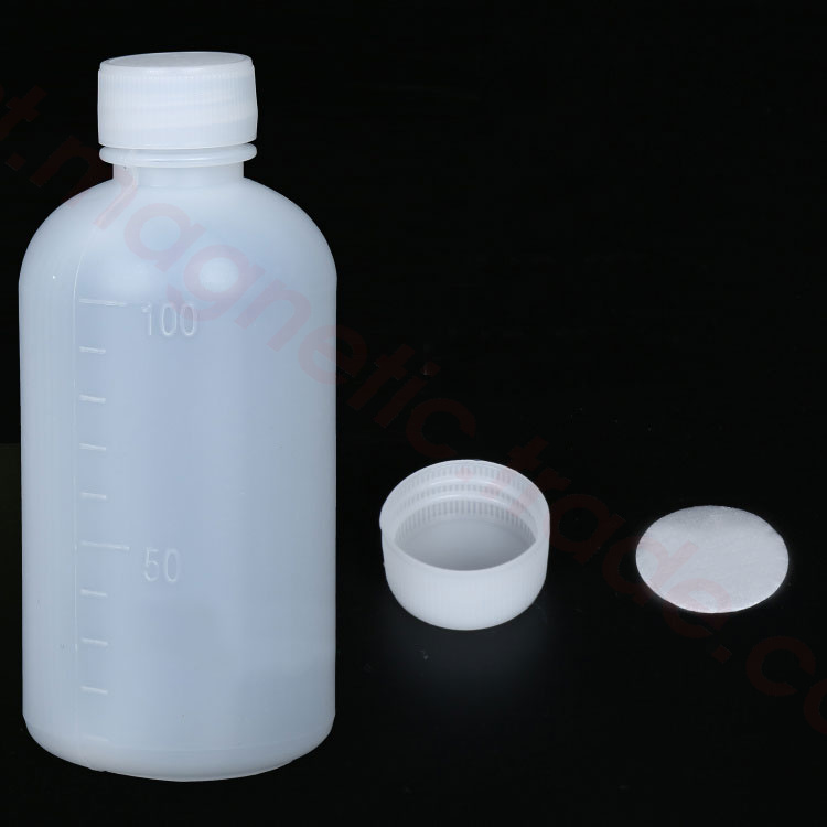 Empty Plastic Capsule Pill Liquid Medicine Container Bottles Scale Line
