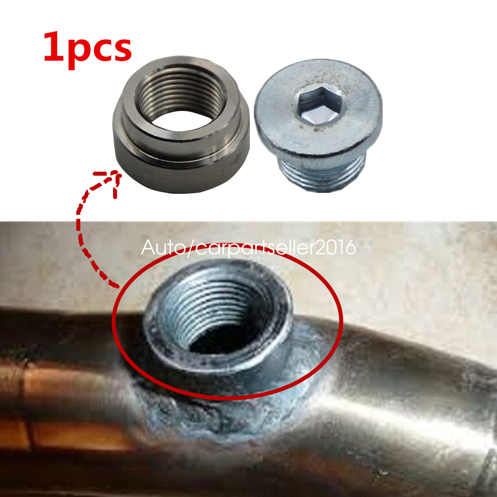 Stainless Steel M18*1.5 Thread Nut Bung Exhaust Pipe Bung O2 02 o2 Oxygen Sensor