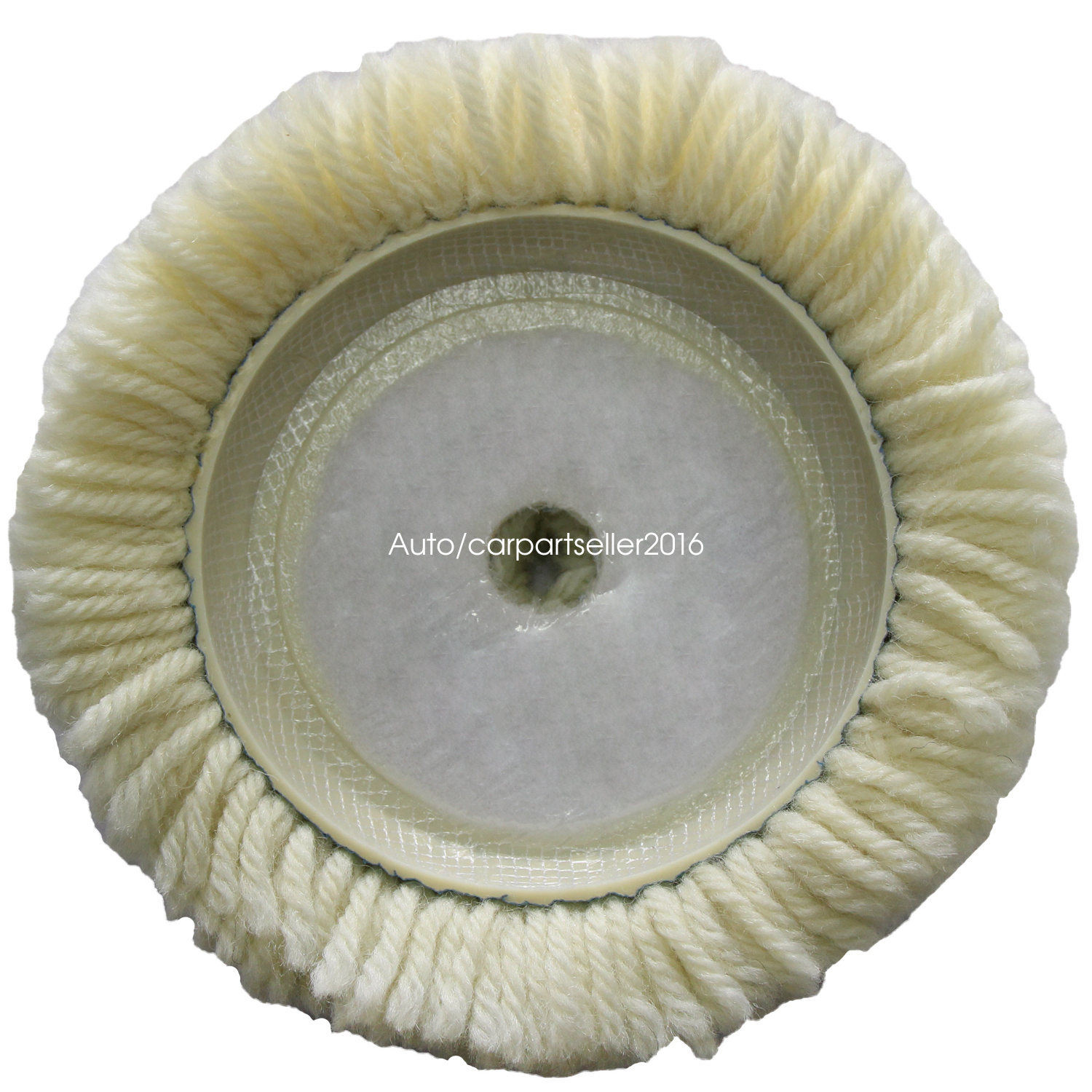 Polishing Pad Buffing Pads Kit 4PCS 4inch 100 Natural Wool Hook & Loop