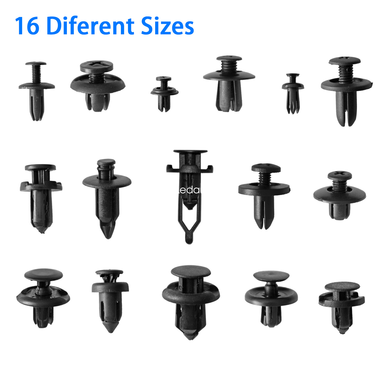 650PCS Auto Push Pin Rivets Kit with Fastener Remover Cable Tie for GM