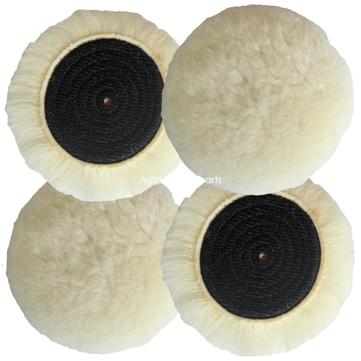 4PCS 3inch 100 Natural Wool Polishing Pad Buffing Pads Kit Polishing Buffer eBay