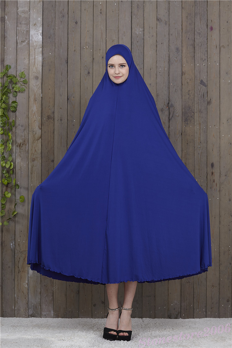 Muslim Women Overhead Jilbab Long Hijab Abaya Khimar Headscarf Prayer Dress Arab Ebay