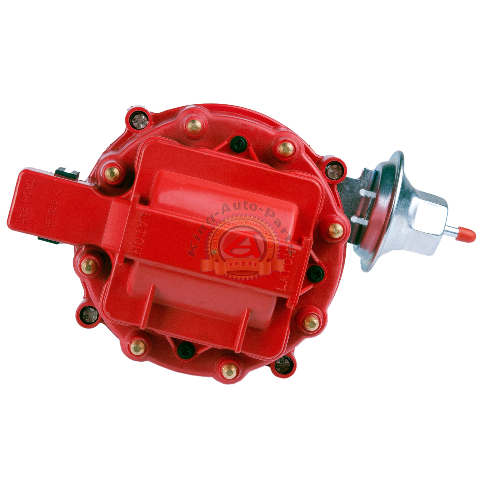Carmocar Red HEI One Wire Distributor For Pontiac V8 (301, 326, 350, 389, 400, 421, 428, 455) - Part #1040011