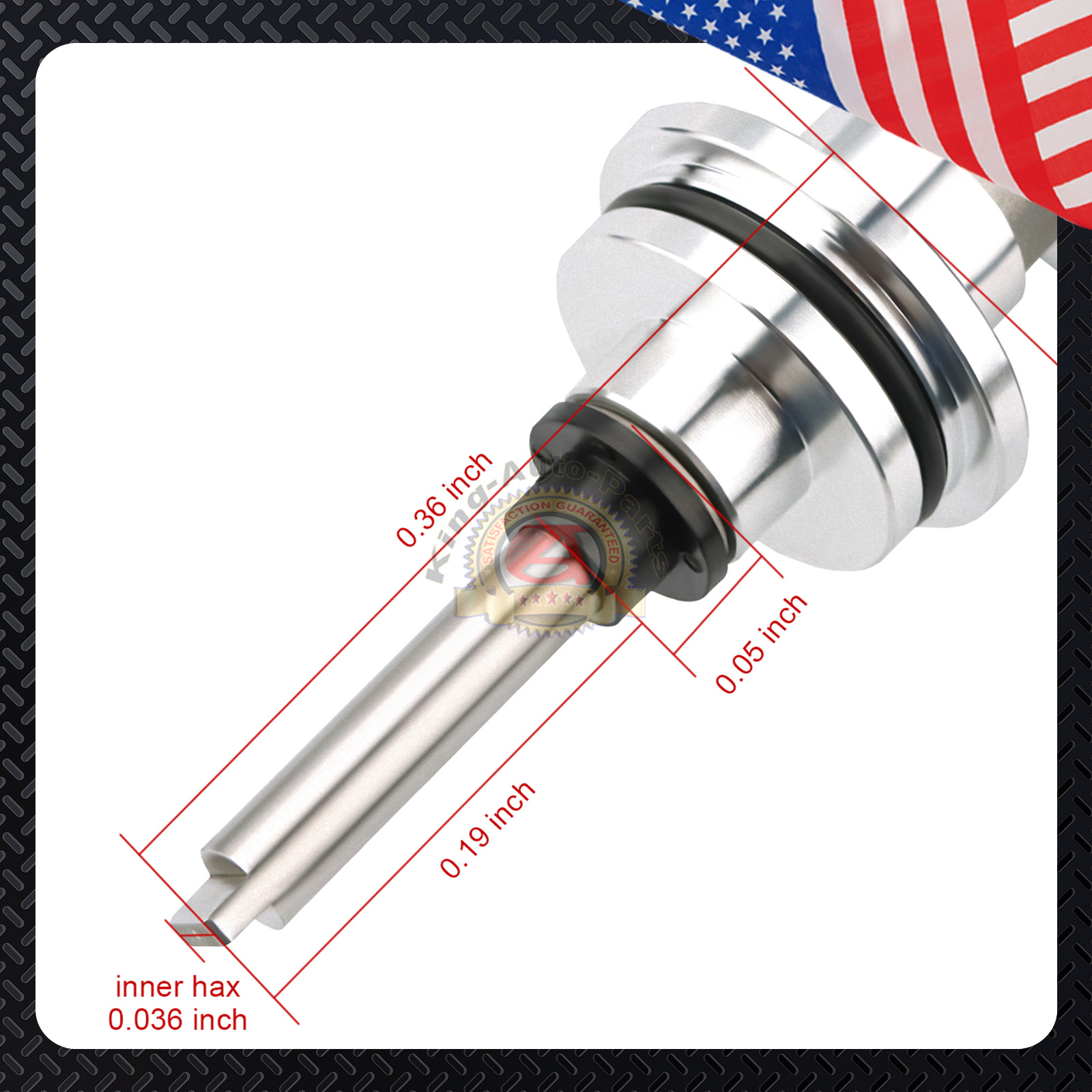 thumbnail image 2 of CNPAPC HEI Distributor & Spark Plug Wire Kit For Chrysler Dodge 273 318 V8 – Red, Includes Free Pig Tail – KA-318DREDWireset 2 of 3