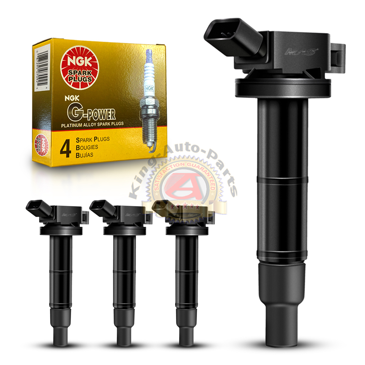 Ignition Coil Pack NGK Platinum Spark Plug For Toyota Camry