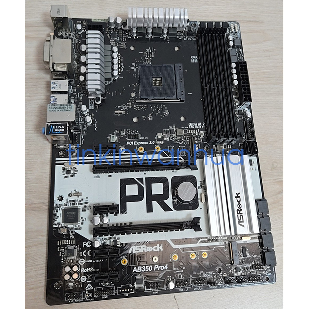 For ASRock AB350 PRO4 Motherboard Socket AM4 DDR4 ATX | eBay