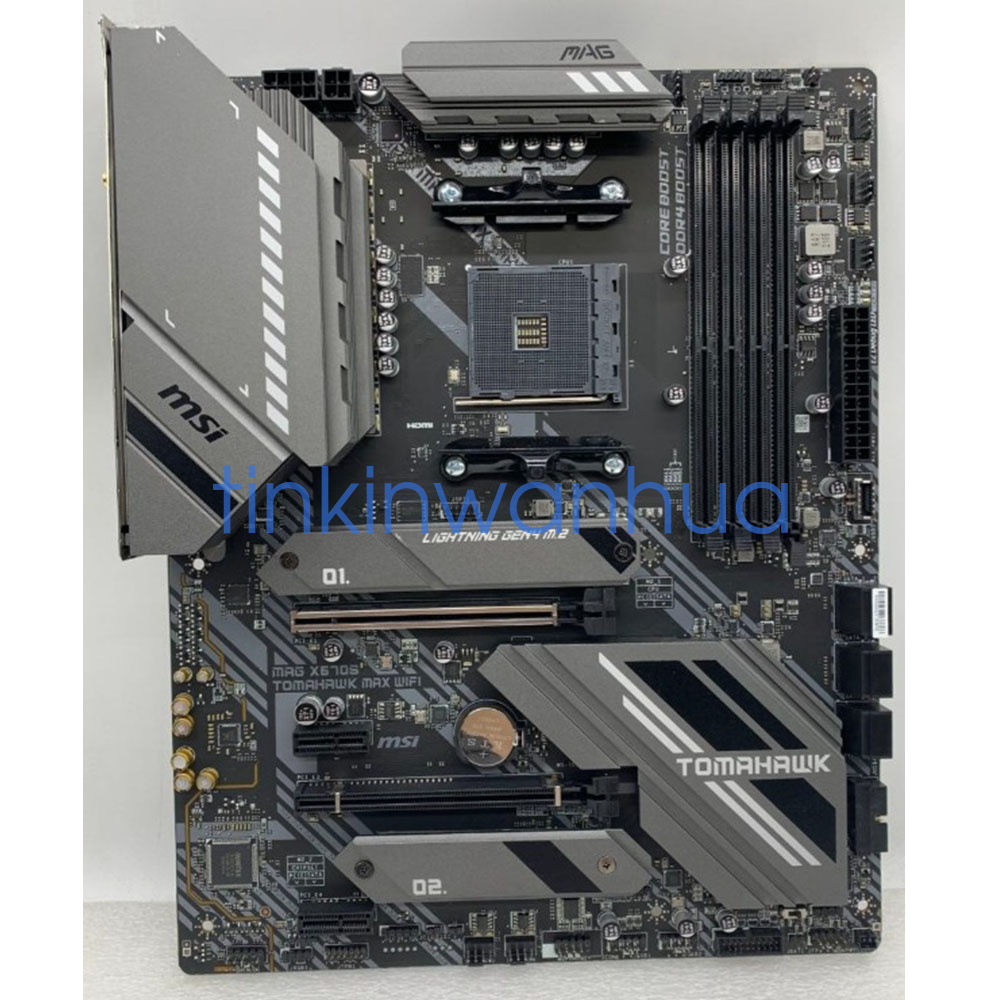 For MSI MAG X570S TOMAHAWK MAX WIFI Socket AM4 DDR4 2×M.2 6×SATA