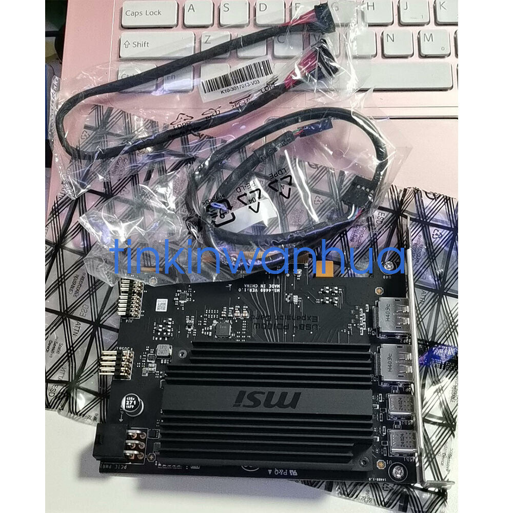 For MSI USB4 PD100W Expansion Card 2xUSB 4.0 (USB-C) 2xDisplayPort