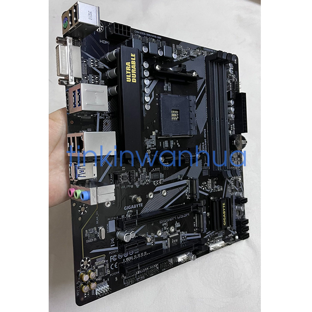 For Gigabyte B550M DS3H Motherboard DDR4 DVI+HDMI 2×M.2 4×SATAIII