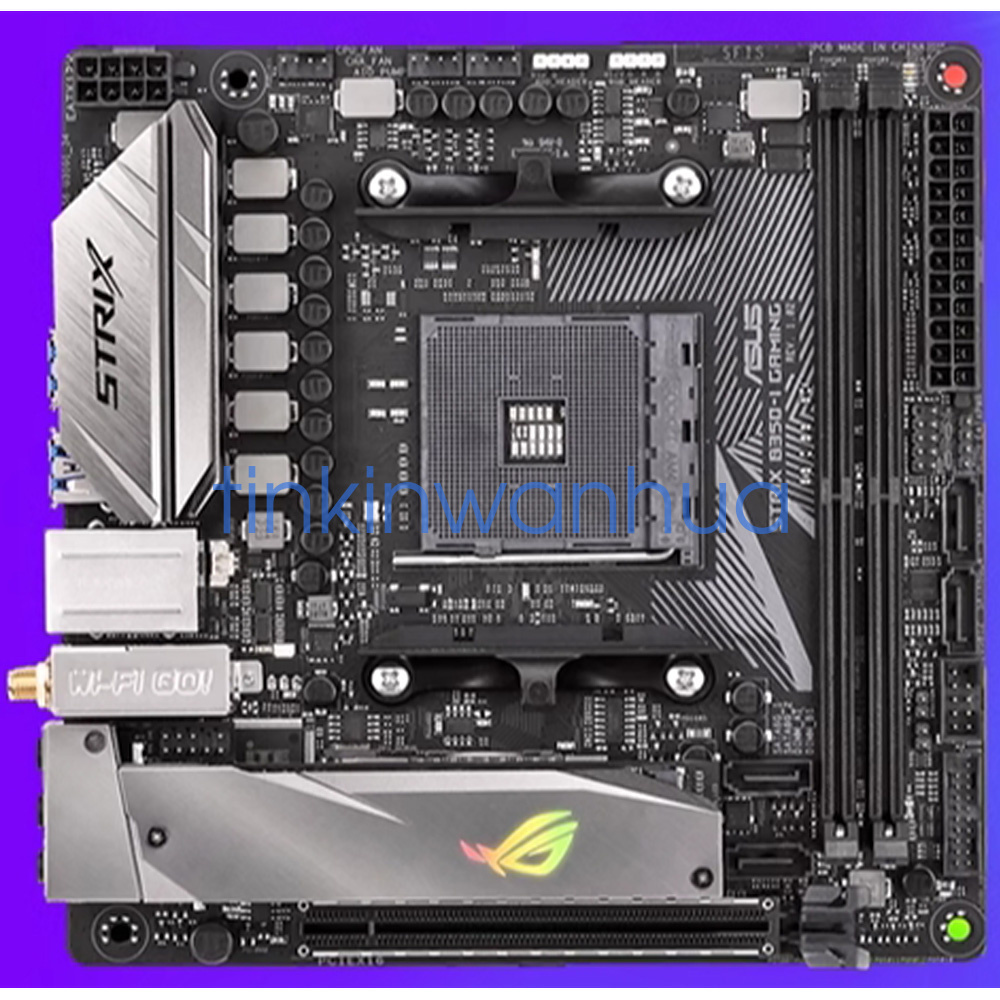 マザーボード ASUS ROG STRIX B350-I GAMING For ASUS ROG STRIX B350-I GAMING Motherboard Socket AM4 DDR4 Mini