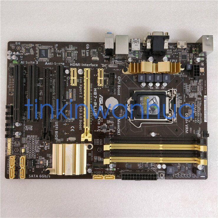 ASUS - マザーボード ASUS H87-PLUS LGA1150/メモリ16GB　セット ASUS H87-PLUS LGA 1150 Intel H87 HDMI SATA 6Gb/s USB 3.0 ATX