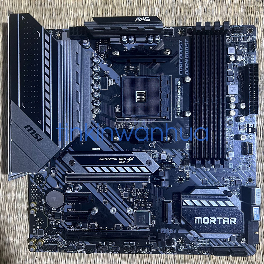 For MSI MAG B550M MORTAR Motherboard PCI-E 4.0 2×M.2 6×SATAIII
