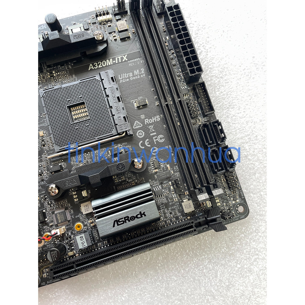 ASRock A320M-ITX マザーボード A320M-ITX | ASRock(アスロック) Socket AM4 AMD A320 Mini-ITX