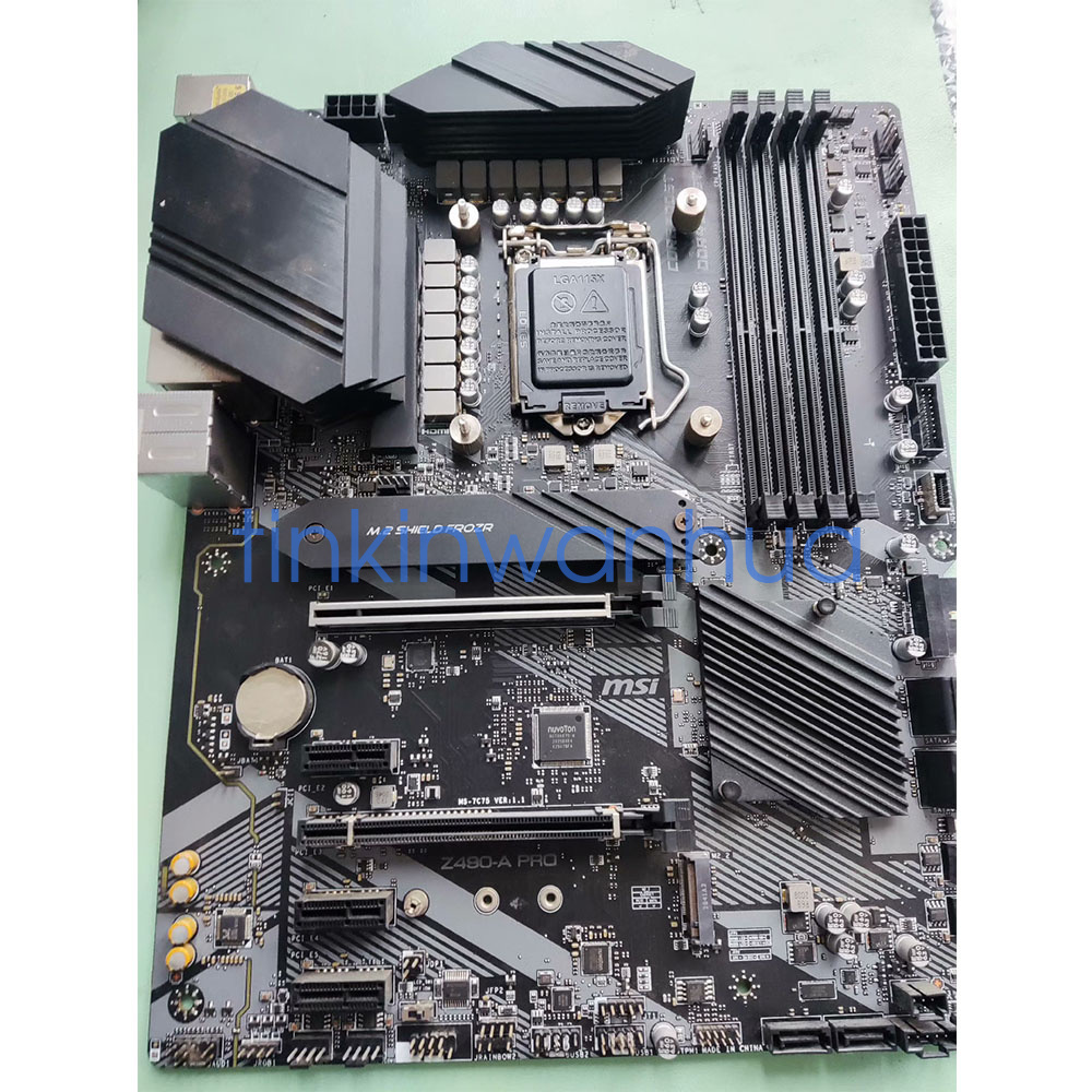 For MSI Z490-A PRO Motherboard DDR4 PCI-E3.0 2×M.2 6×SATAIII ATX