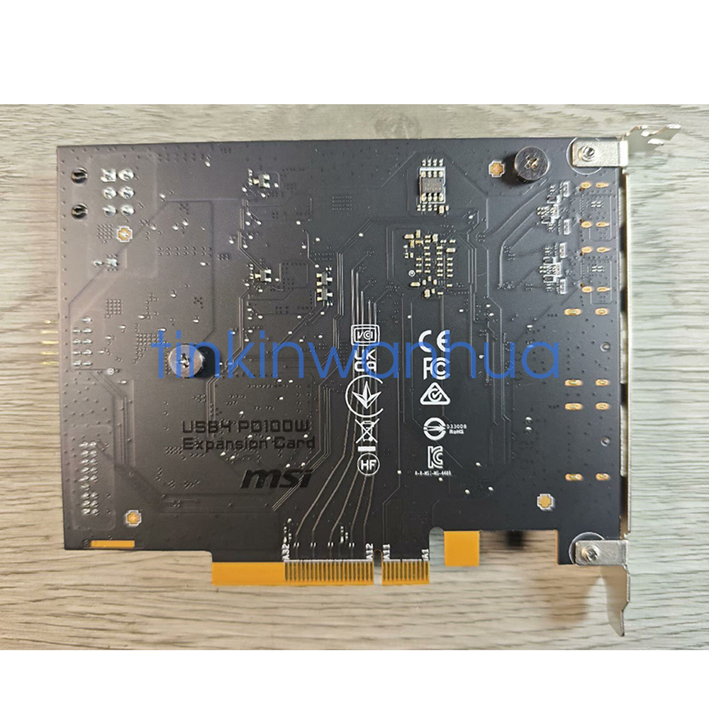 For MSI USB4 PD100W Expansion Card 2xUSB 4.0 (USB-C) 2xDisplayPort
