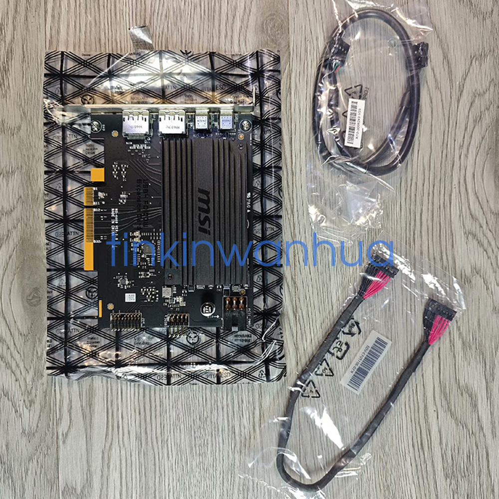For MSI USB4 PD100W Expansion Card 2xUSB 4.0 (USB-C) 2xDisplayPort