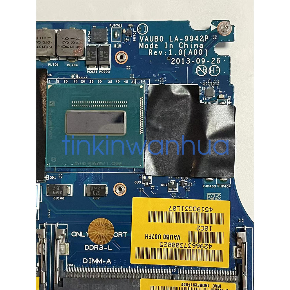 FOR DELL XPS 15 9530 I5-4200H Motherboard 0MF0W3/ 0WRDFK LA-9942P