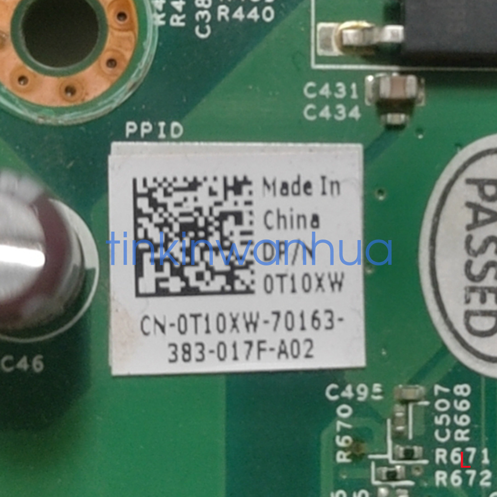 Dell Optiplex 3010 SFF 0t10xw 2x DDR3 RAM Socle 1155 Micro ATX Carte Mère
