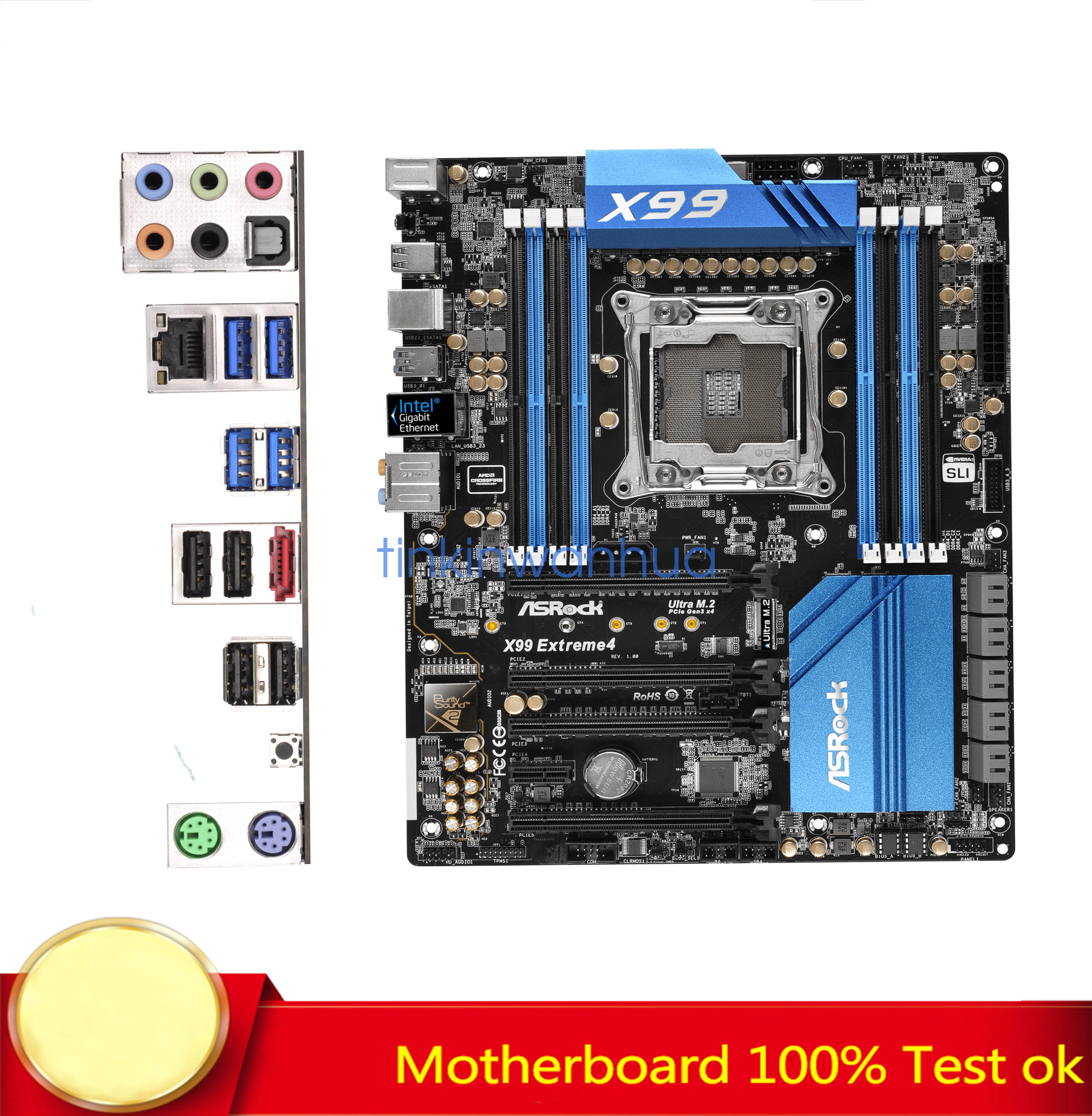 FOR ASRock X99 Extreme4 X99 128GB DDR4 USB 3.1 SATA3 LGA 2011-3