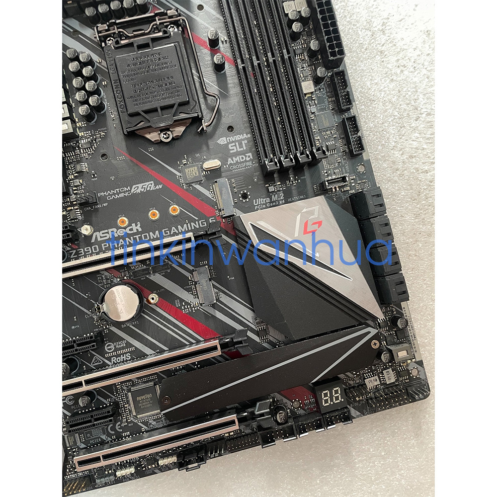 【美品・付属品有】ASRock Z390 Phantom Gaming 6 FOR ASROCK Z390 Phantom Gaming 6 Motherboard Supports DDR4 64GB