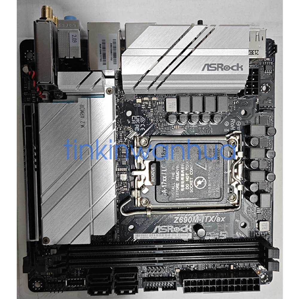 マザーボード ASRock Z690M-ITX/ax ASRock Z690M-ITX/ax LGA 1700 Intel Z690 SATA 6Gb/s DDR4 Mini
