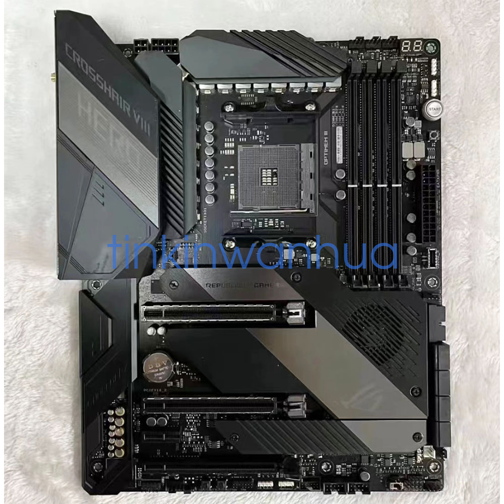 For ASUS ROG CROSSHAIR VIII HERO(WI-FI) AM4 DDR4 2×M.2 8×SATA3