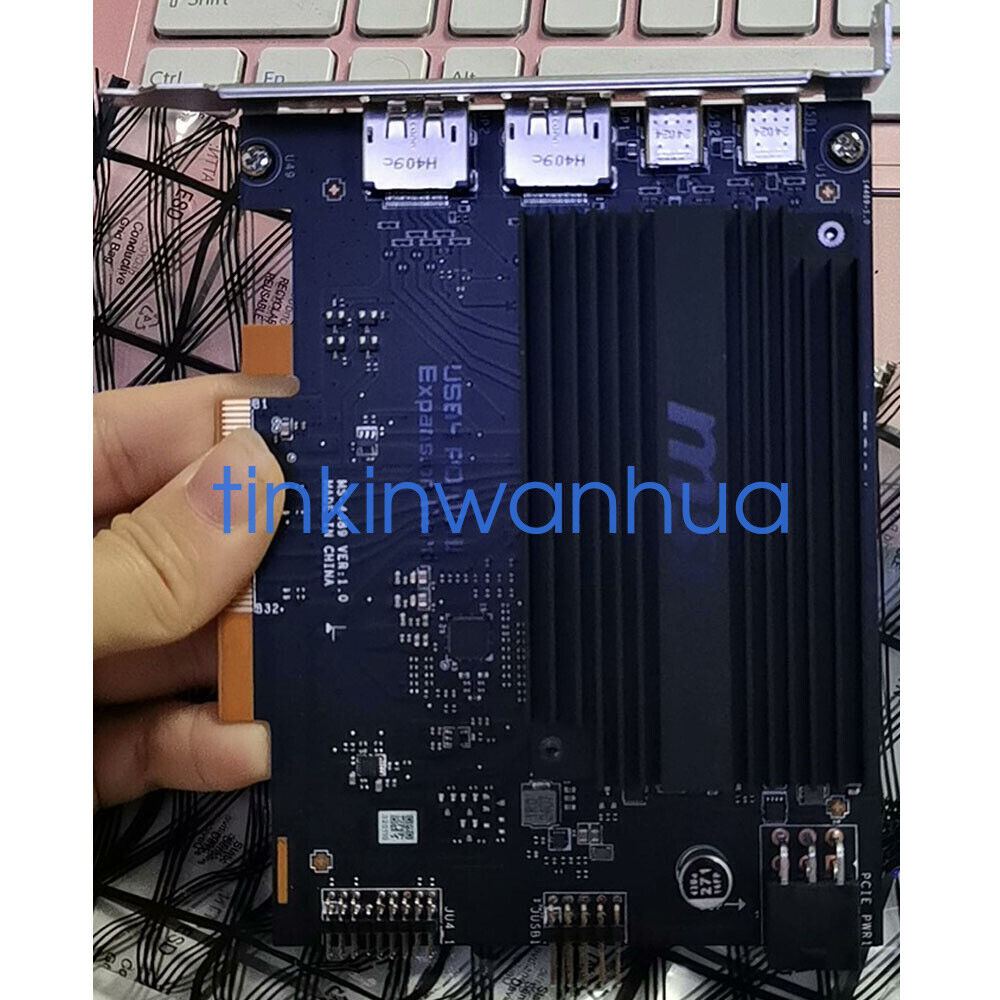 For MSI USB4 PD100W Expansion Card 2xUSB 4.0 (USB-C) 2xDisplayPort