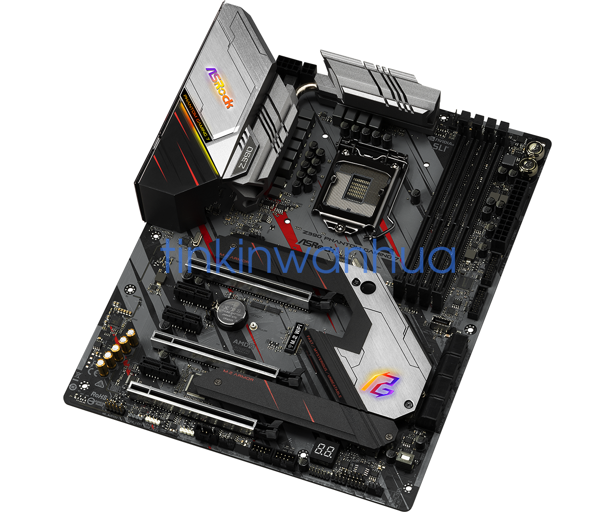 FOR ASROCK Z390 Phantom Gaming 7 Motherboard 9900K 9700K DDR4 100