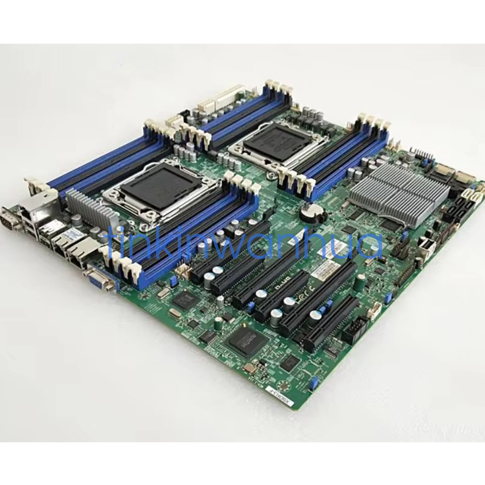 Carte Mère Super Micro X9DRi-F Avec 2x Intel Xeon E5-2643 V2 3.5GHz Et 24GB RAM
