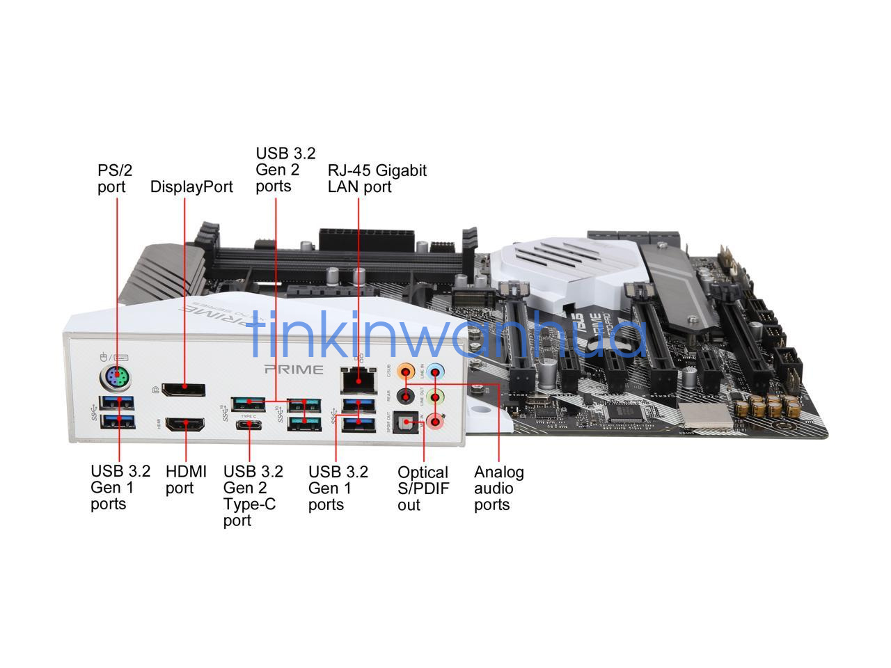 For ASUS PRIME X570-PRO Socket AM4 DDR4 DP+HDMI 3×M.2 6 For ASUS PRIME X570-PRO Socket AM4 DDR4 DP+HDMI 3×M.2 6