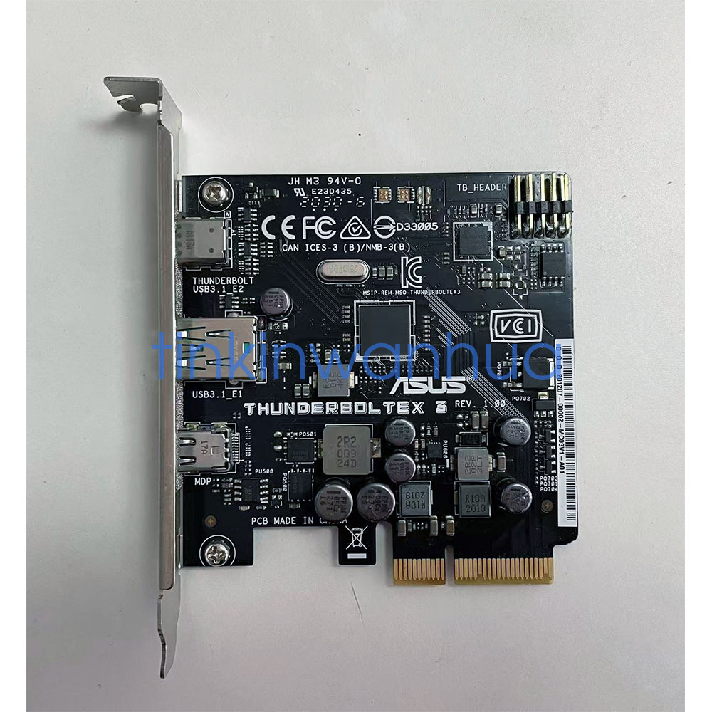 For ASUS ThunderboltEX 3 PCI-E Expansion Card Supports X99/ X299