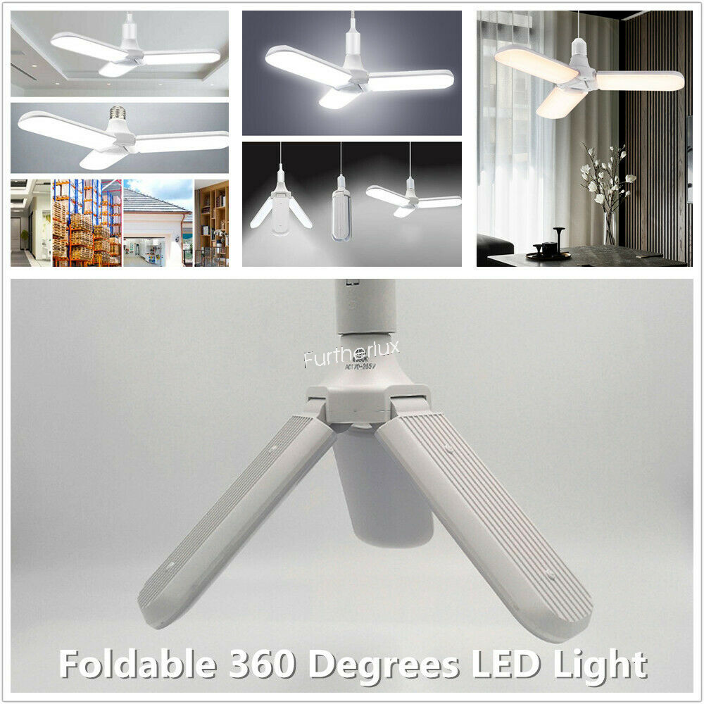 45w Deformable Led Garage Light Bulbs Industrial Warehouse