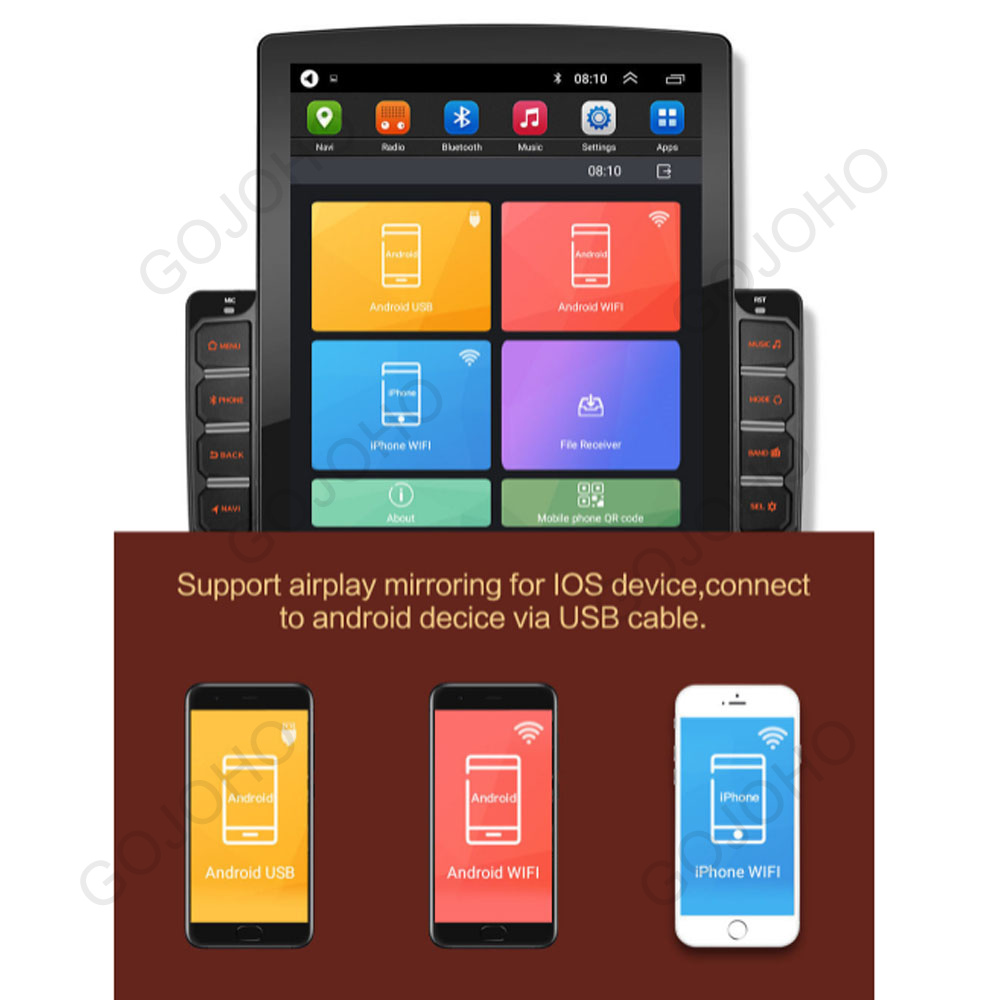 Système Android 13 Voiture Autoradio Android 13 Peugeot 207 2006-2015 - Ecran 9" 4G/64G - CarPlay/Android Auto Sans Fil - GPS, DAB+, Caméra Recul Carplay 207