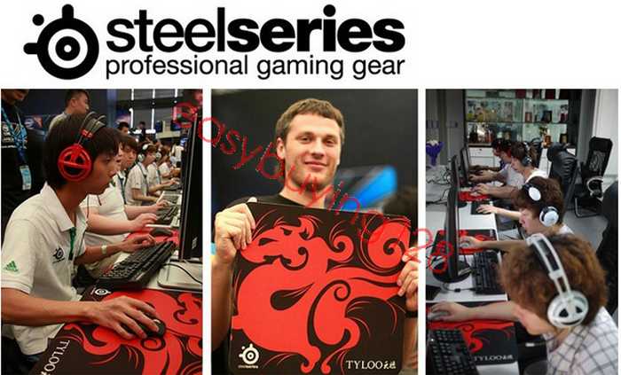 Red TYLOO SteelSeries QcK Gaming Mouse Pad Mat Medium M Size 320*240*3MM New
