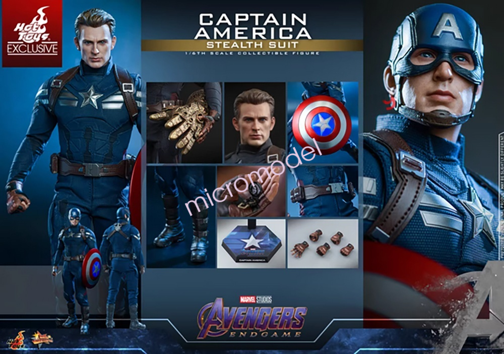 Hot Toys MMS607 Avengers: Endgame 1/6 Captain America Stealth Suit