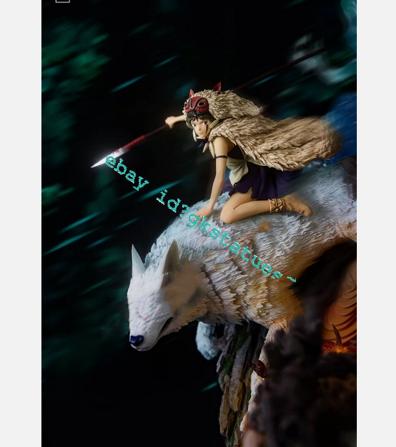 ブースカ450　MONONOKE DARK SPARKLE Ver. Cake Studio - Princess Mononoke Hayao Miyazaki Series Small