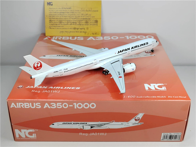 NG Models Japan Airlines for Airbus A350-1000 JA01WJ First