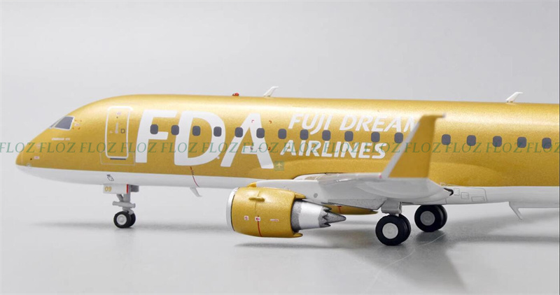 JC Wings Fuji Dream Airlines for EMBRAER Emb175 JA09FJ Gold Color