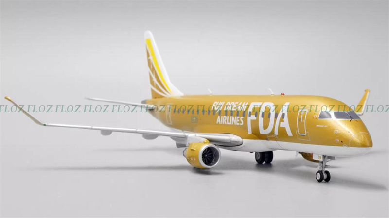 JC Wings Fuji Dream Airlines for EMBRAER Emb175 JA09FJ Gold Color