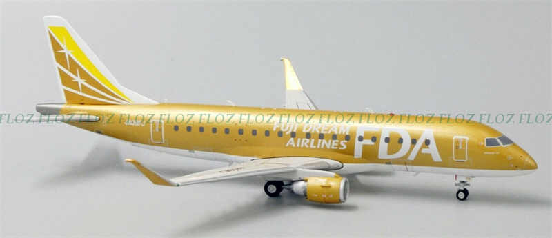 Jcwings FDA E175 JA09FJ ゴールド 1/400 JC Wings Fuji Dream Airlines for EMBRAER Emb175 JA09FJ Gold Color