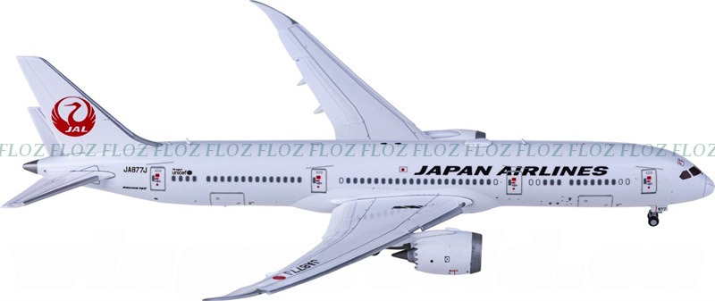 for JC Wings for Japan Airlines for Boeing 787-9 JA877J Flaps Down