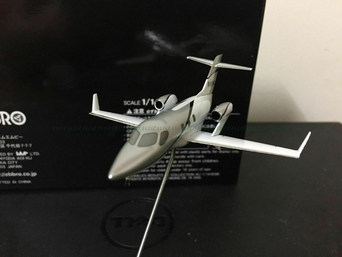 Ebbro for Hondajet Private business jet Silver 1/144 diecast model