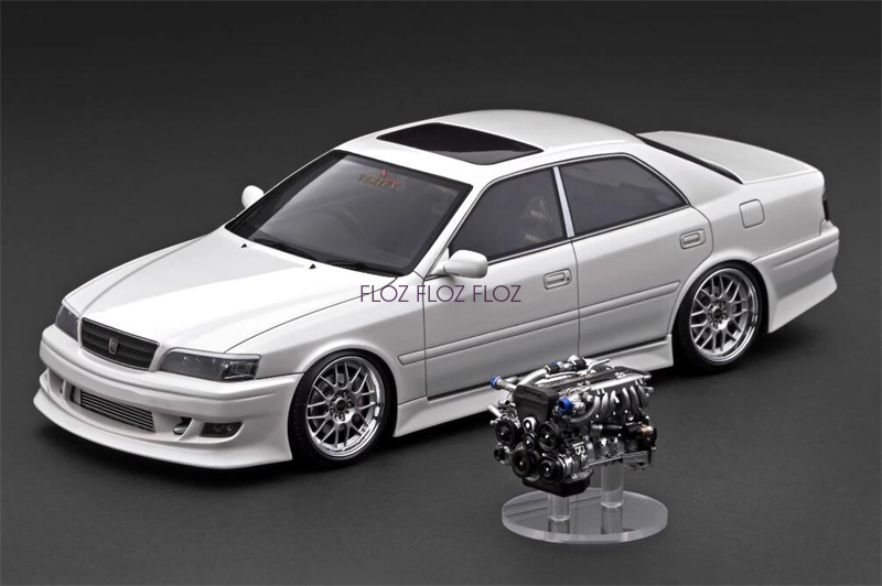 Amazon | ignition model 1/18 VERTEX JZX100 Chaser White 完成