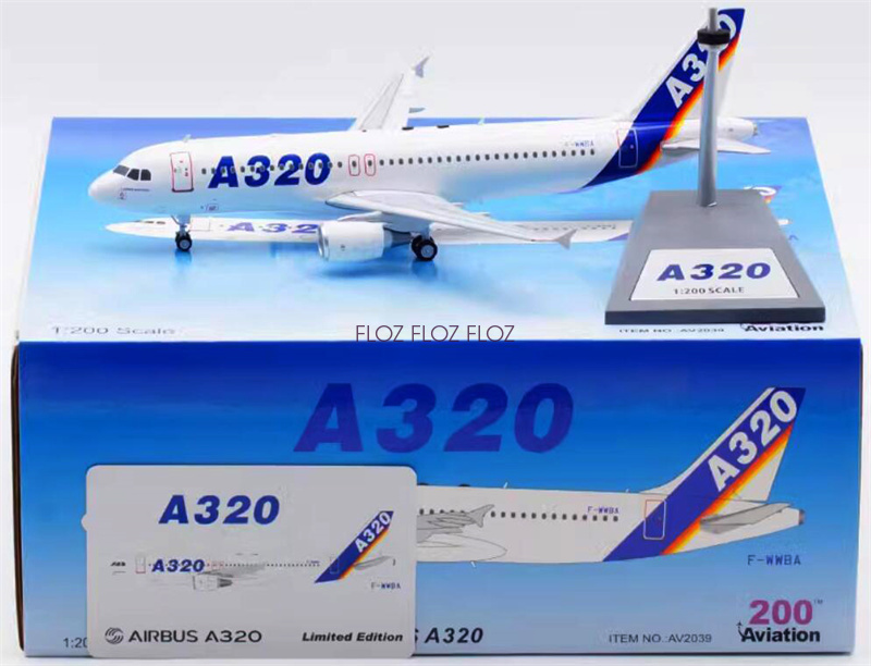 for Aviation for Airbus A320 F-WWBA Limited Edition 1:200 plane