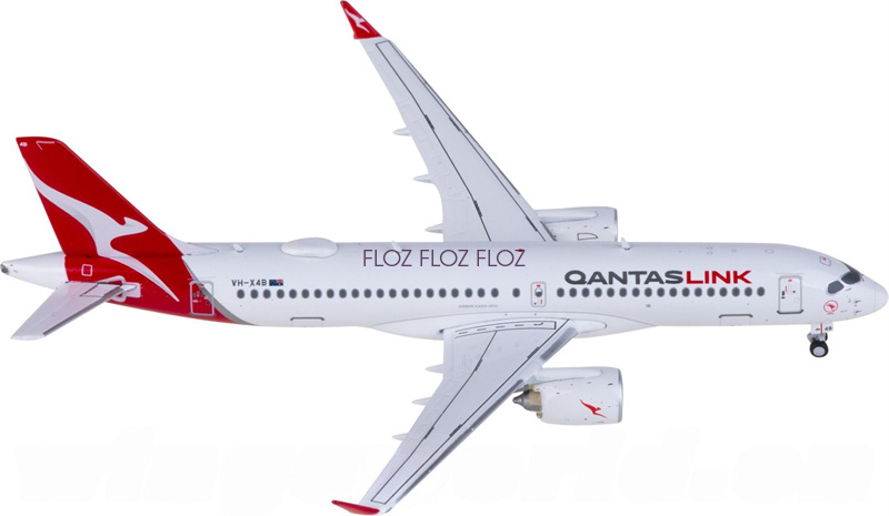 for Geminijets for Qantas for Airbus A220-300 VH-X4B 1:400