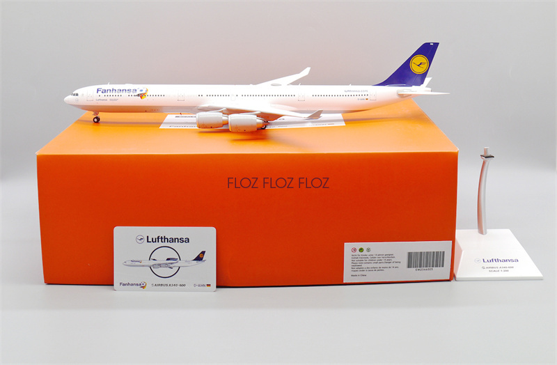 JC Wings Lufthansa for Airbus A340-600 D-AIHN Fanhansa 1:200 plane