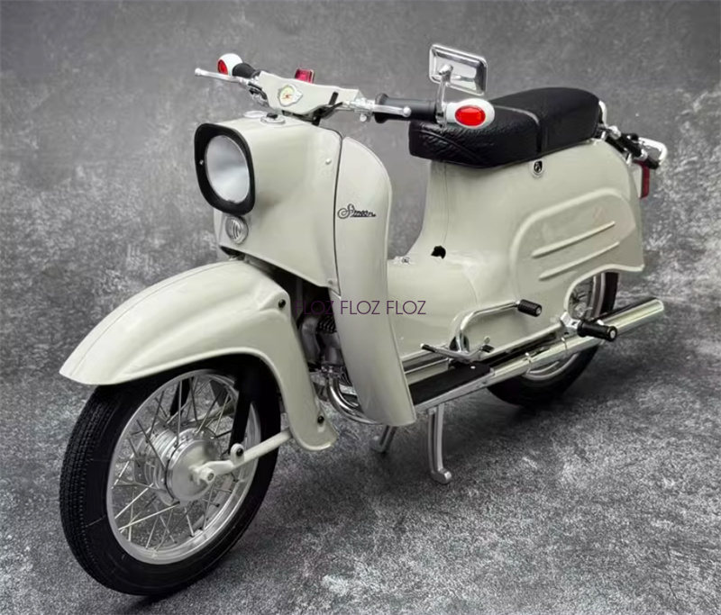 for Schuco for Simson for Schwalbe for KR51 motorcycle white 1:5