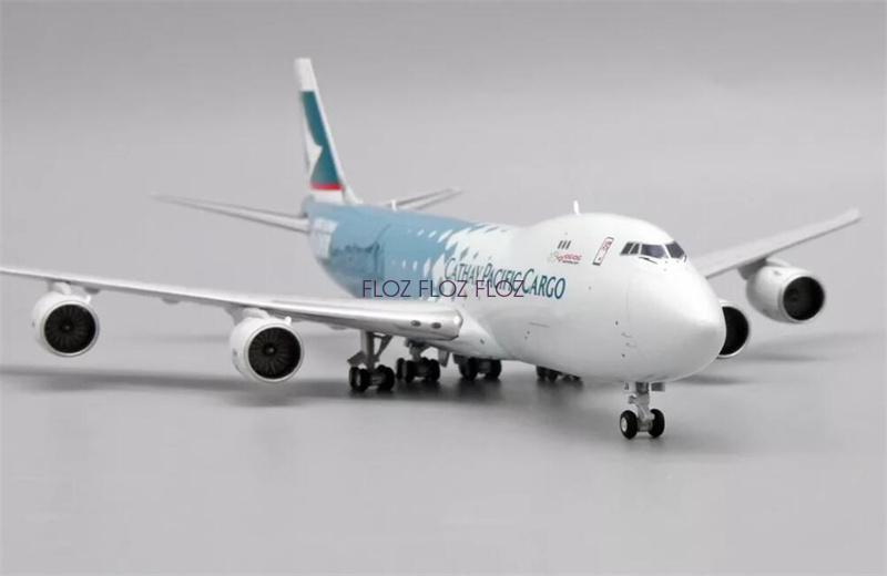 マレーシア航空　B747-400F　MAS Kargo　貨物機模型　1/200す JFox Models 747-400 マレーシア航空 特別塗装 「ハイビスカス