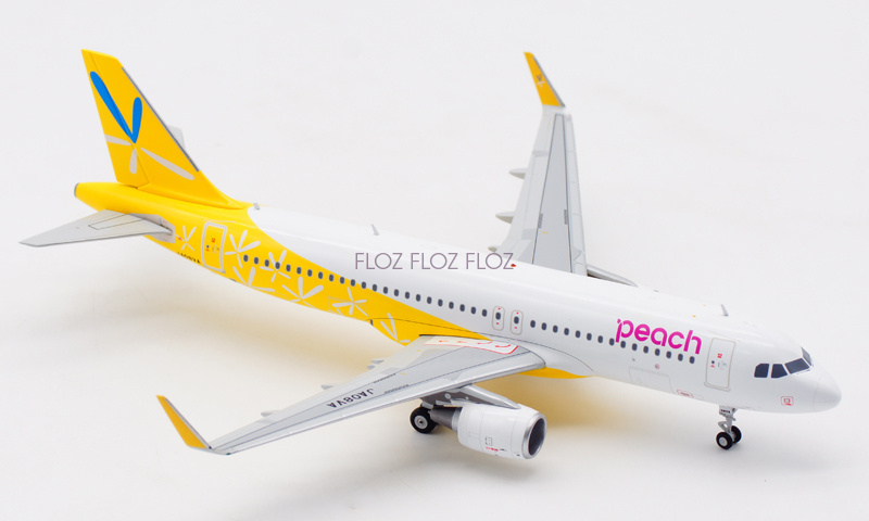 航空機・ヘリコプター JC wings 1/200 peach A320 JA08VA Amazon | JC